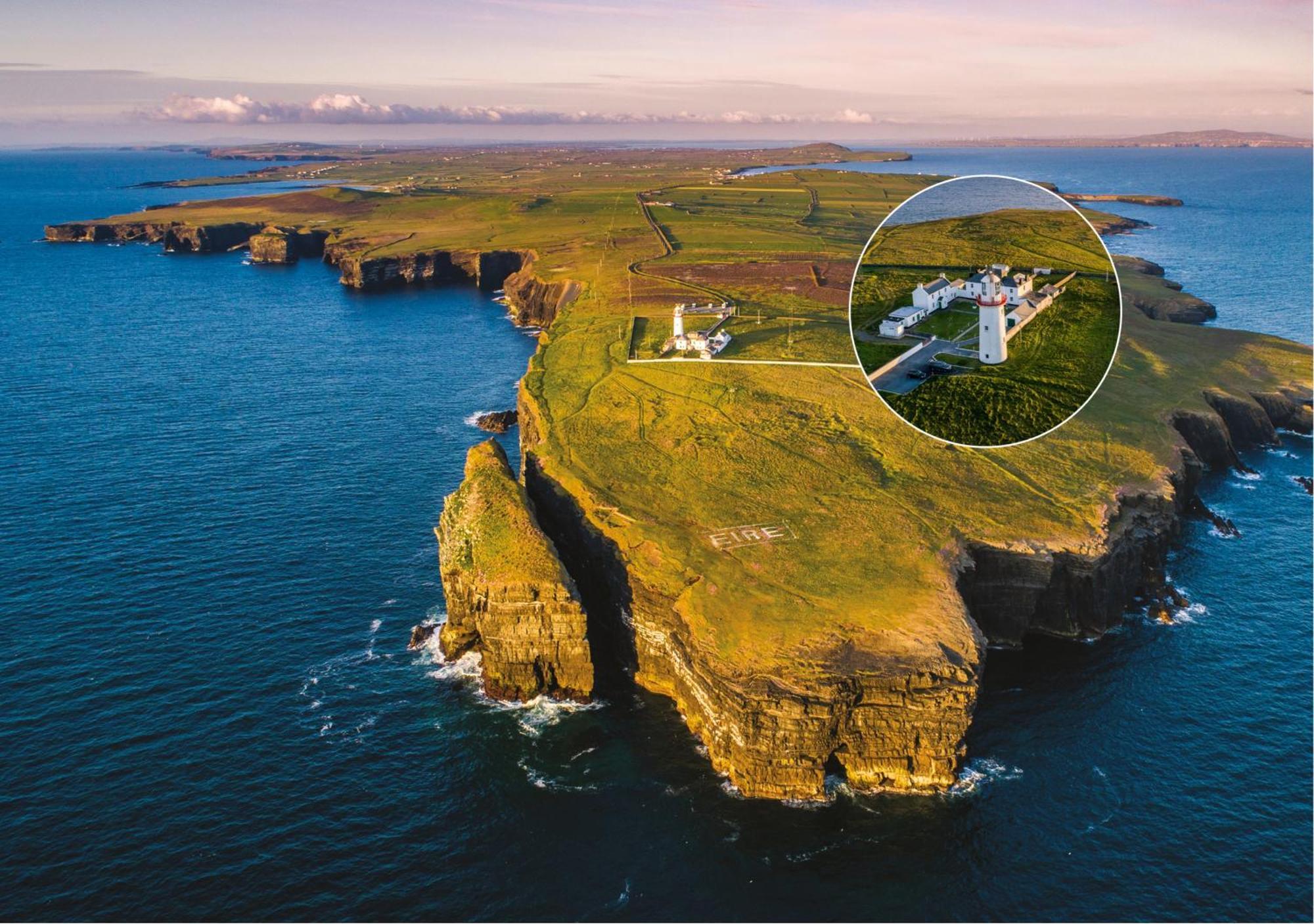 Kilbaha Loop Head Lighthouse Attendant'S Cottage מראה חיצוני תמונה